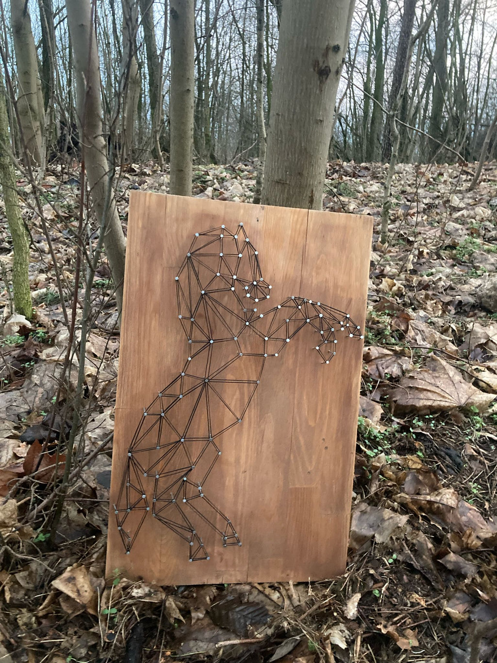 Koń - Obraz String Art