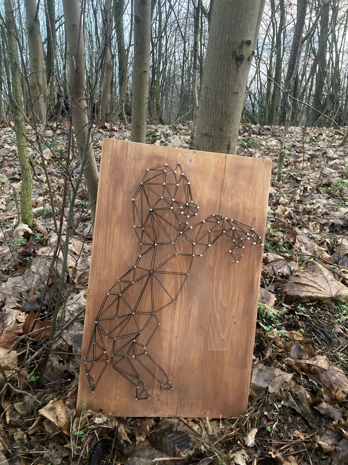 Koń - Obraz String Art