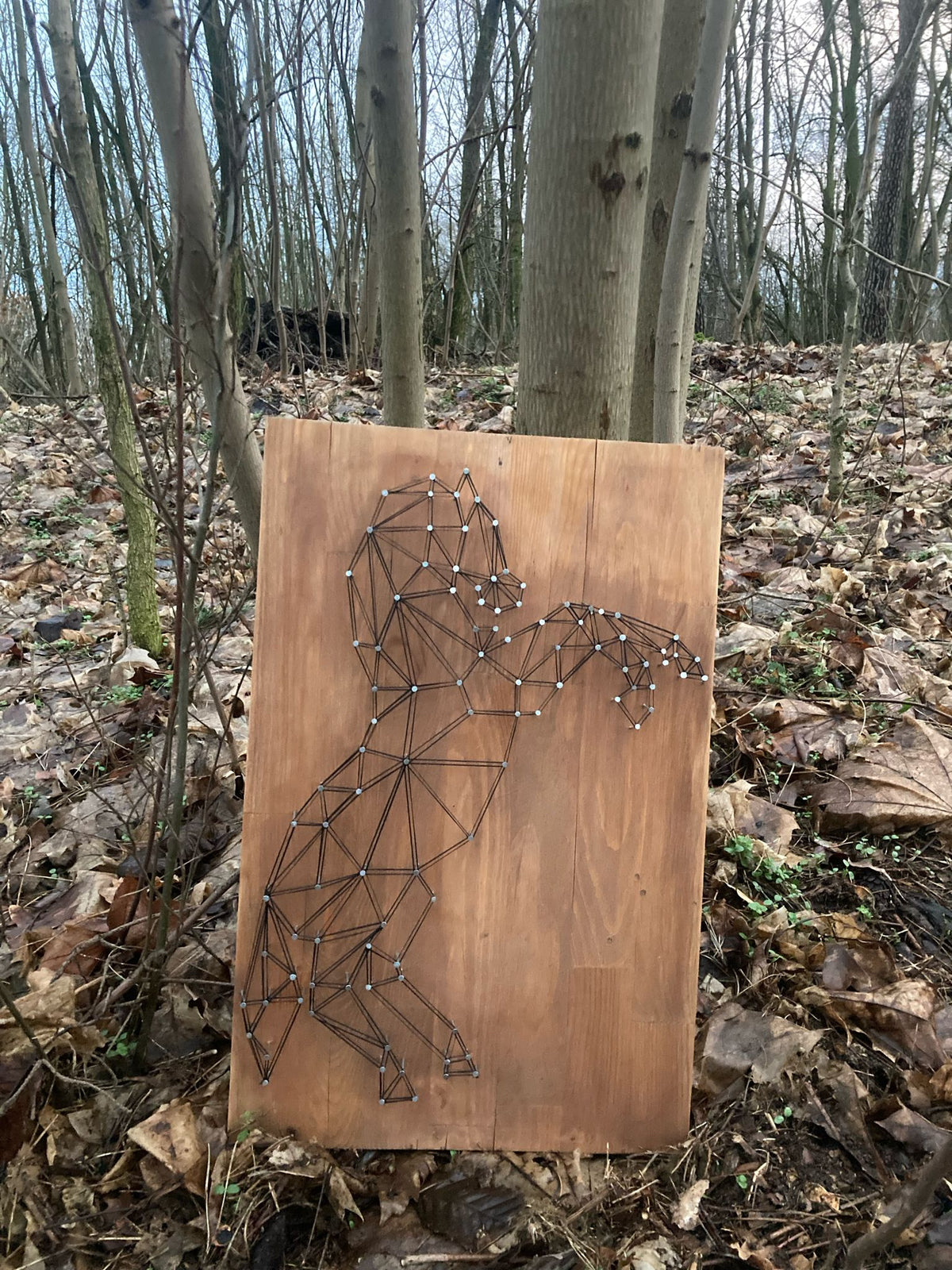 Koń - Obraz String Art