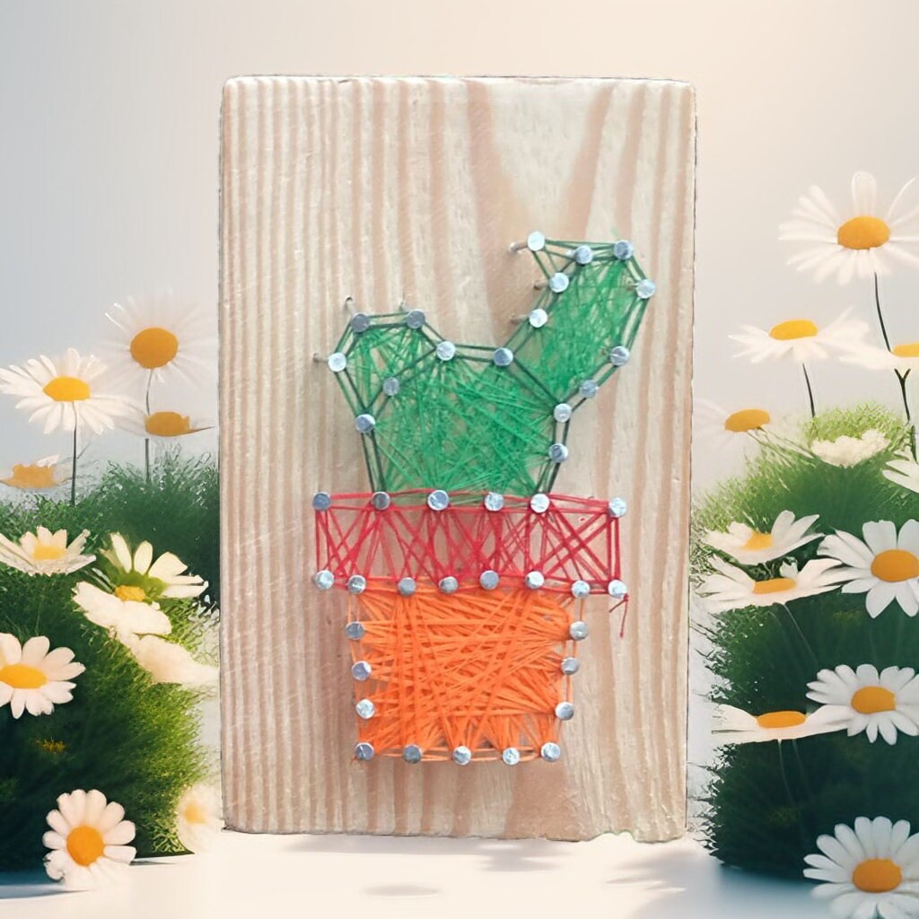 Kaktus - Obraz String Art image 0
